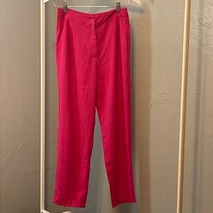 Pink Flowy Pants